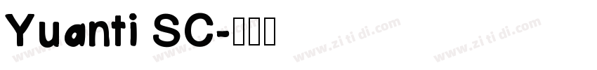 Yuanti SC字体转换